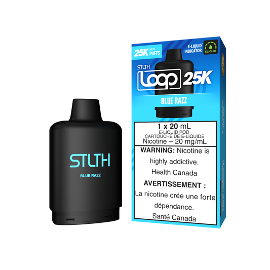 Stlth Loop Pod 25K Blue Razz 20mg - 20ml (Provincial)