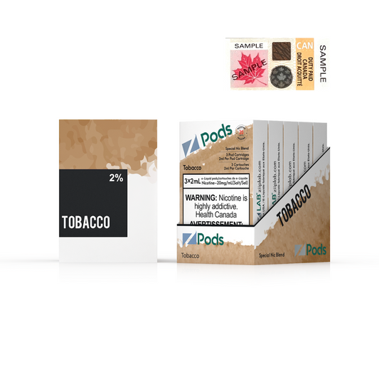 Zpods Tobacco 20mg (Provincial)