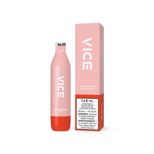 Vice 2500 Strawberry Ice 20mg/mL disposable (Provincial)