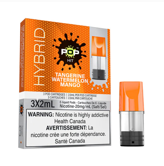 Pop Hit Tangerine Watermelon Mango Pods 20mg (Provincial)