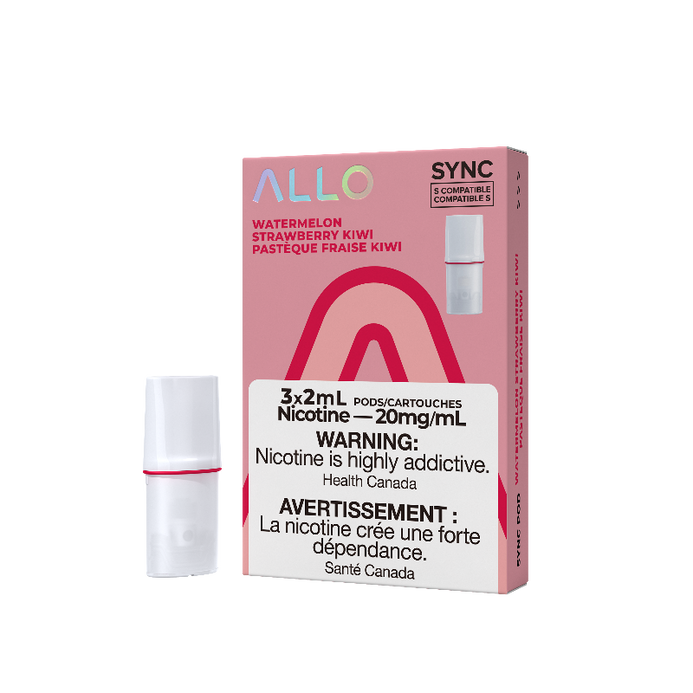 Allo Sync Watermelon Strawberry Kiwi 20mg Pods (Provincial)