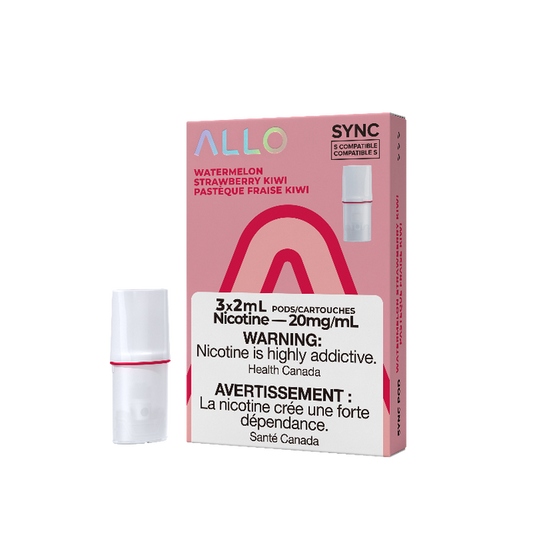 Allo Sync Watermelon Strawberry Kiwi 20mg Pods (Provincial)