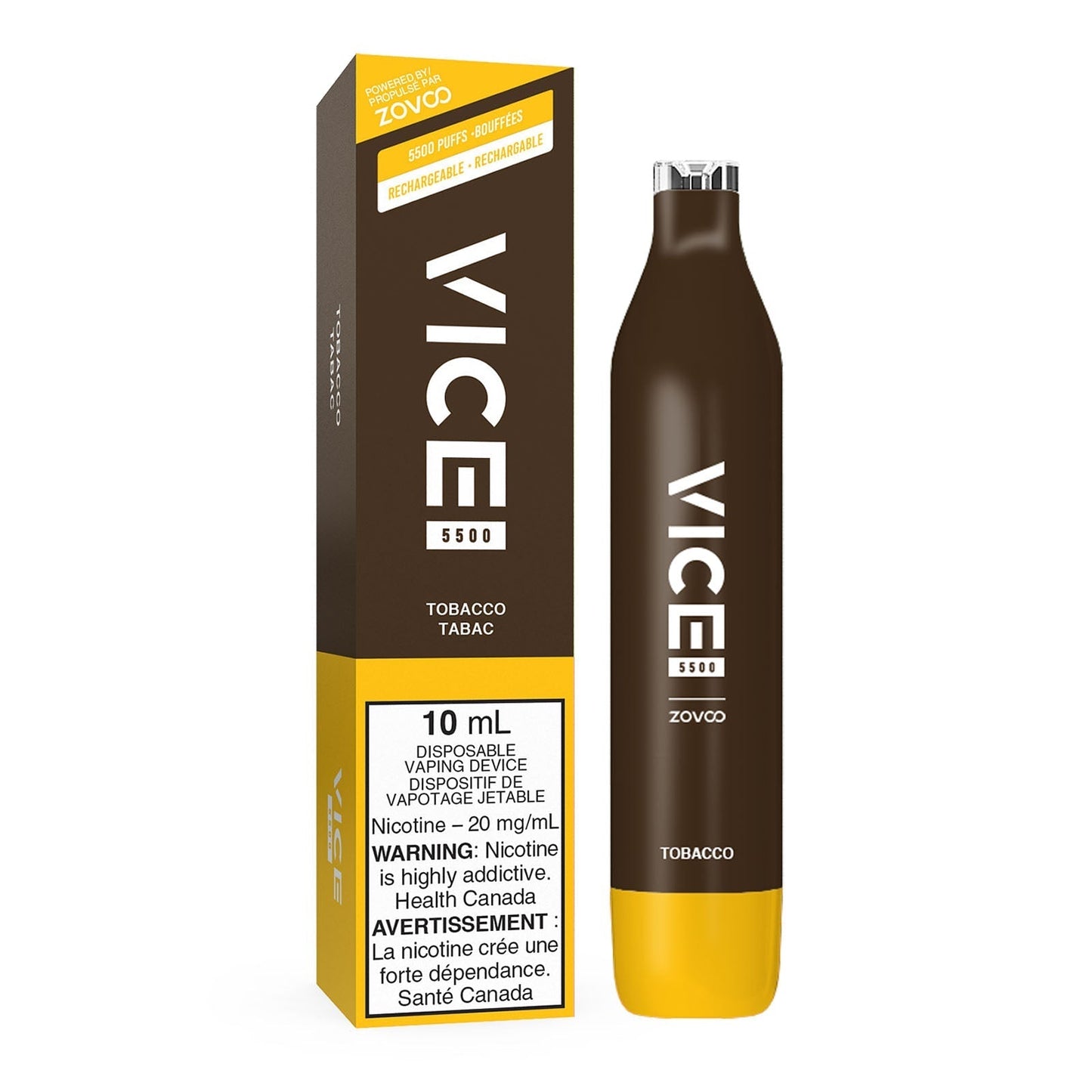 Vice 5500 Tobacco 20mg/ml disposable (Provincial)