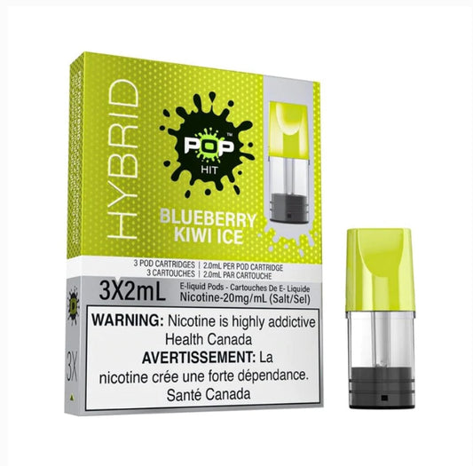 Pop Hit Blueberry Kiwi Ice Pods 20mg (Provincial)