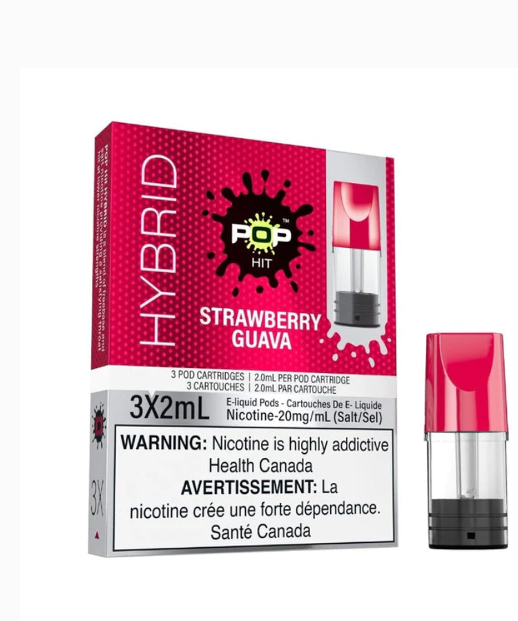 Pop Hit Strawberry Guava Pods 20mg (Provincial)