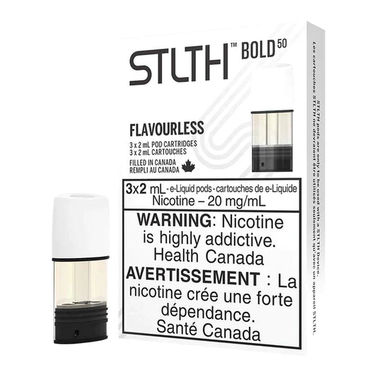 Stlth Flavourless Bold50 Pod 20mg (Provincial)
