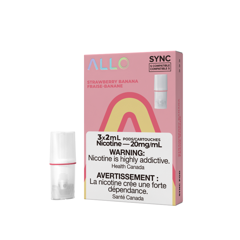 Allo Sync Strawberry Banana 20mg Pods (Provincial)