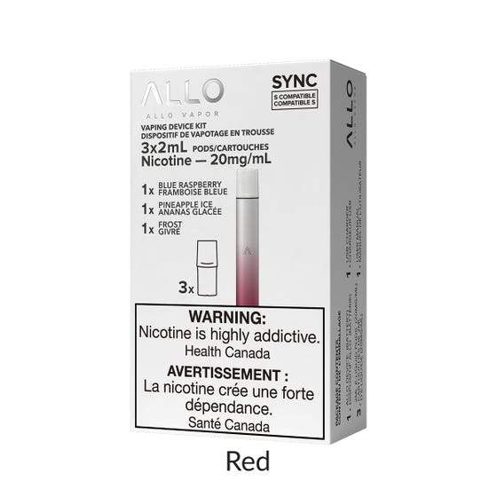 Allo Sync Device Starter Kit - Red 20mg