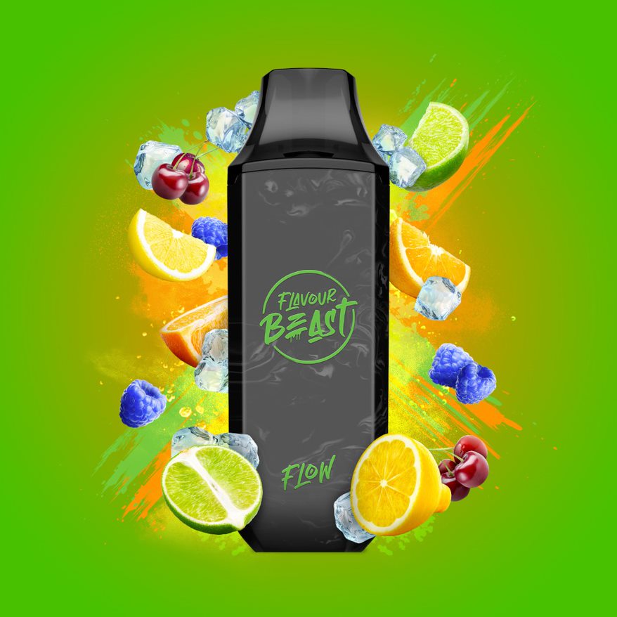 Flavour beast flow 4000 Flippin fruit flash 20mg/mL disposable (Provincial)