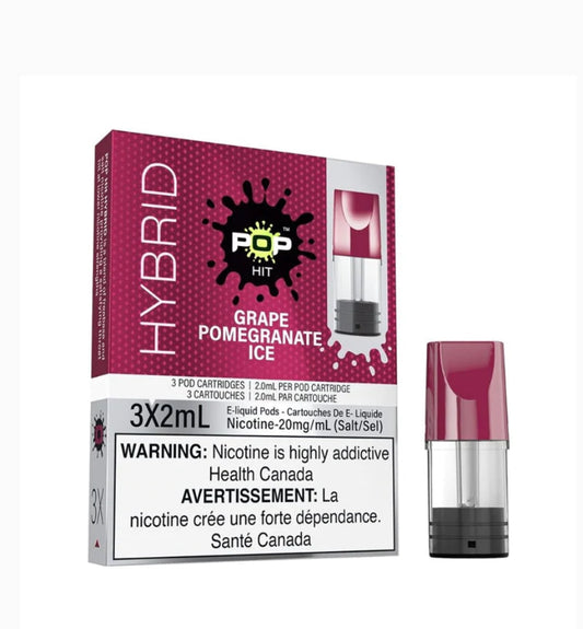 Pop Hit Grape Pomegranate Ice Pods 20mg (Provincial)