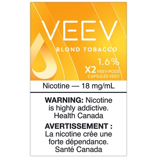 Veev epod blond tobacco 18mg/mL (Provincial)