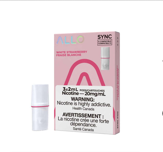 Allo Sync White Strawberry 20mg Pods
